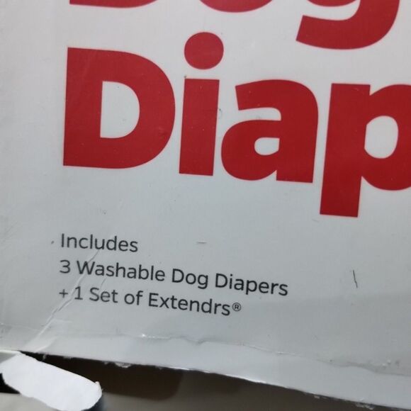 Pet Parents DOG DIAPERS Large 3pk Washable Reusable Multicolors Waist 19-27” - Picture 5 of 5